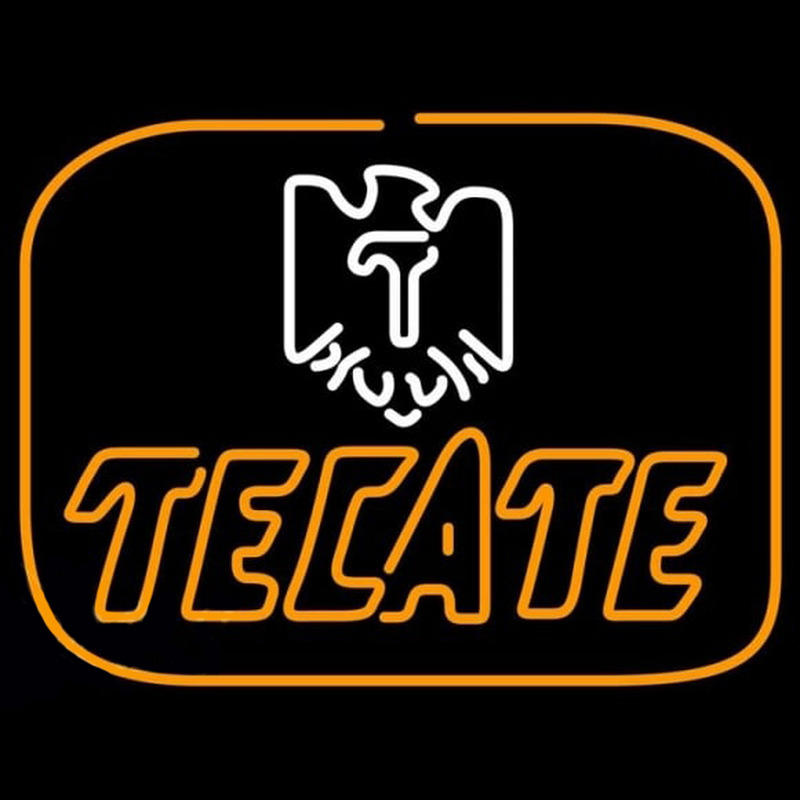 Tecate Golden Border Eagle Beer Sign Enseigne Néon