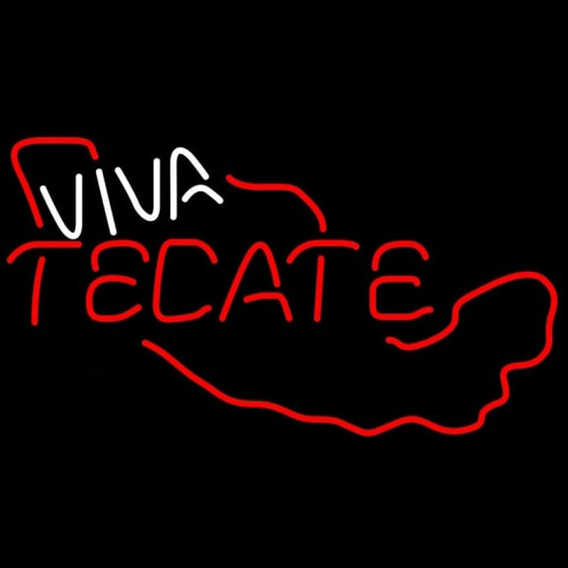 Tecate Viva Me ico Beer Sign Enseigne Néon