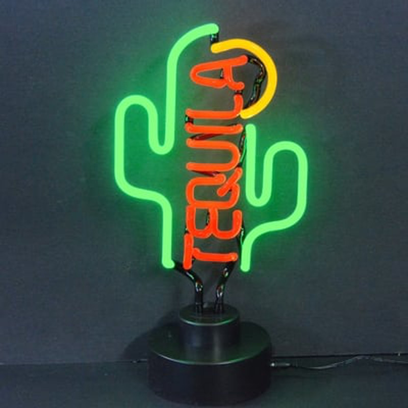 Tequila Cactus Desktop Enseigne Néon