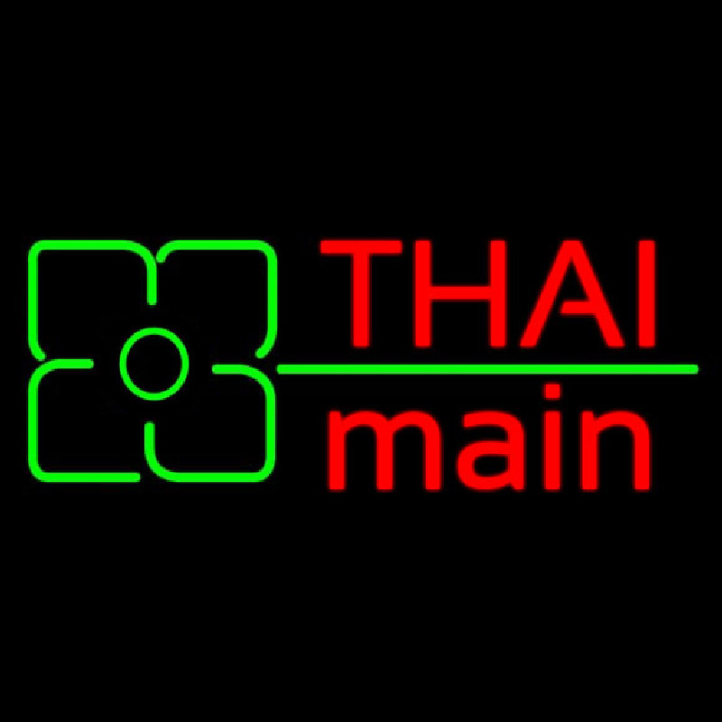 Thai Main Enseigne Néon
