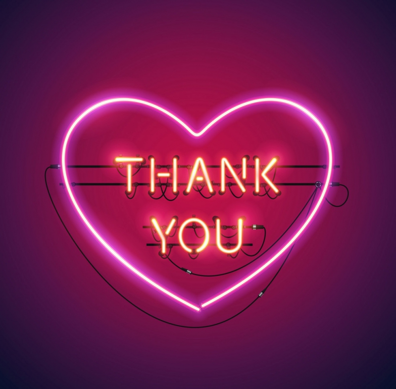 Thank You Enseigne Néon