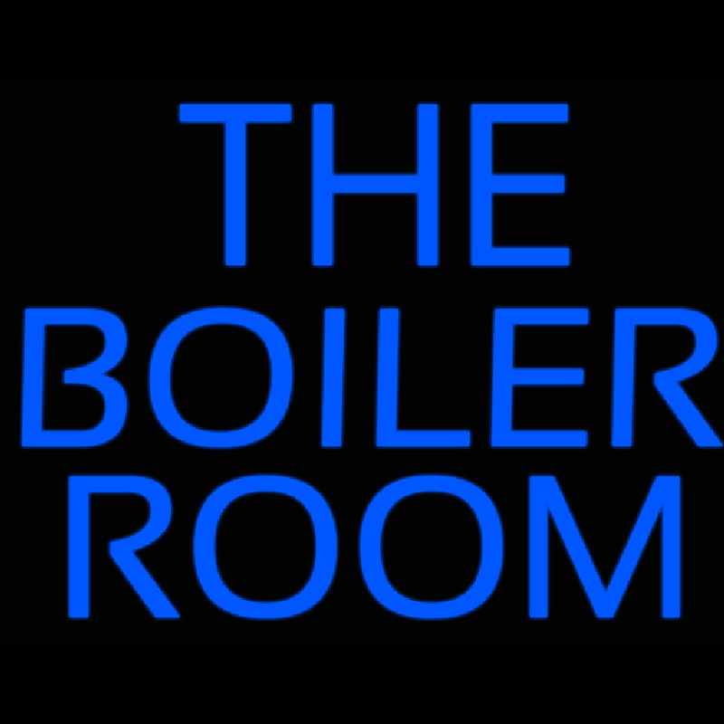 The Boiler Room Enseigne Néon