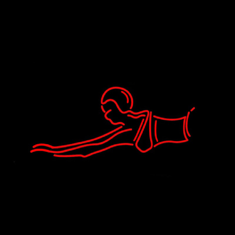 The Swimmer Enseigne Néon