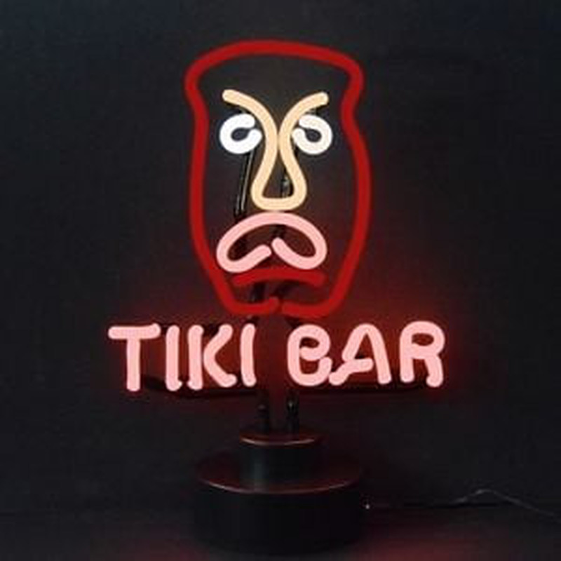 Tiki Bar Desktop Enseigne Néon