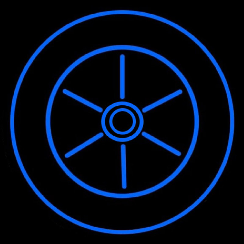 Tire Logo Enseigne Néon