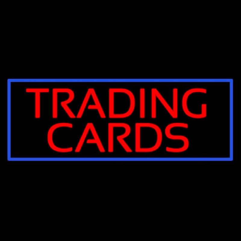 Trading Cards Enseigne Néon