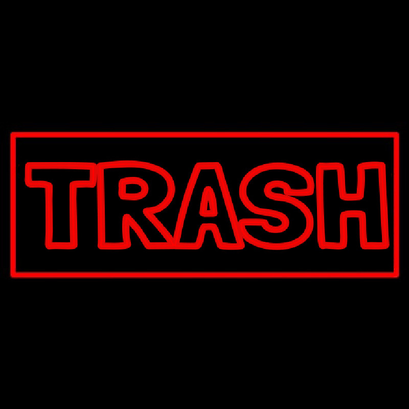 Trash Enseigne Néon