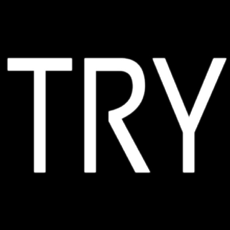 Try Enseigne Néon