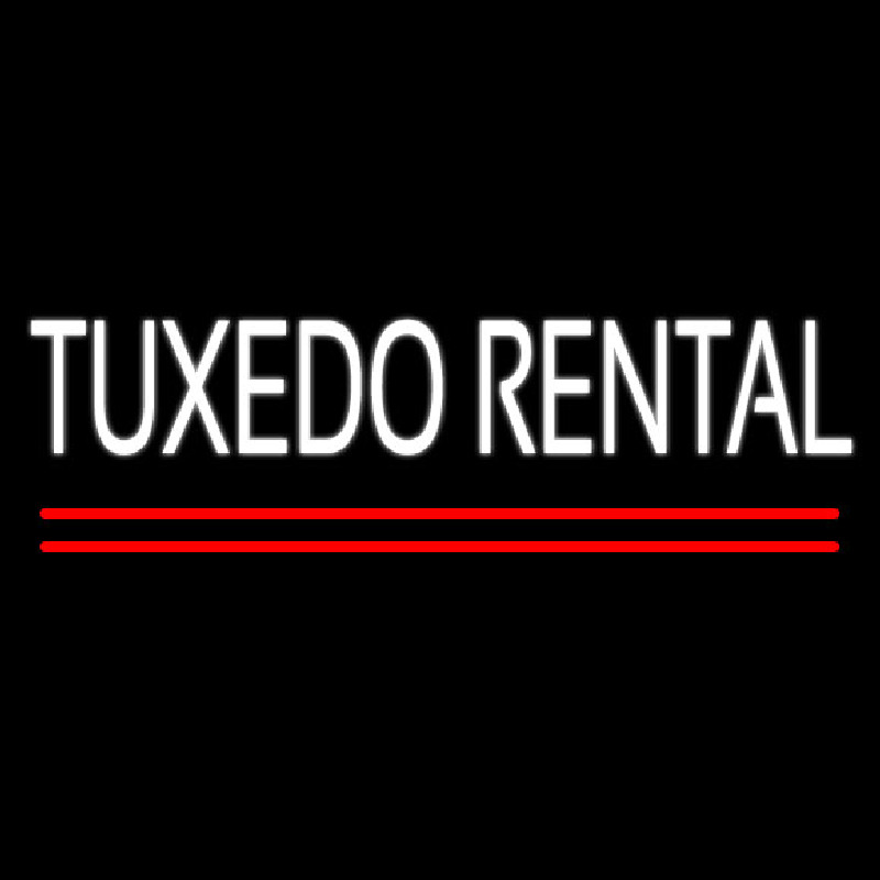 Tu edo Rental Block Enseigne Néon