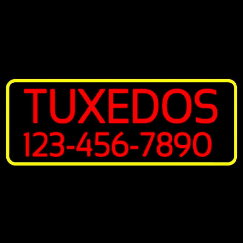 Tu edos With Phone Number Enseigne Néon