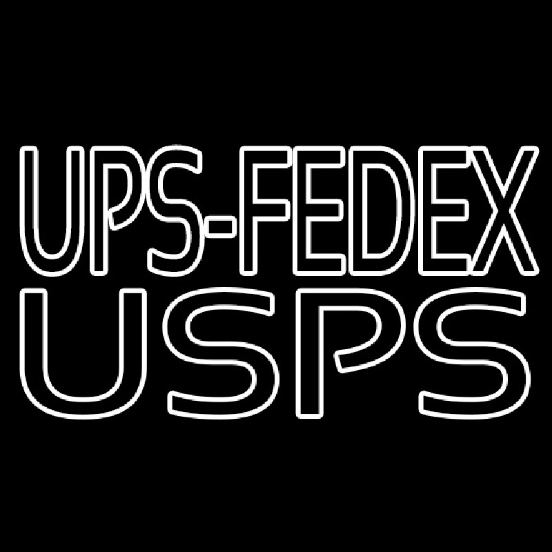 Ups Fede  Usps Enseigne Néon