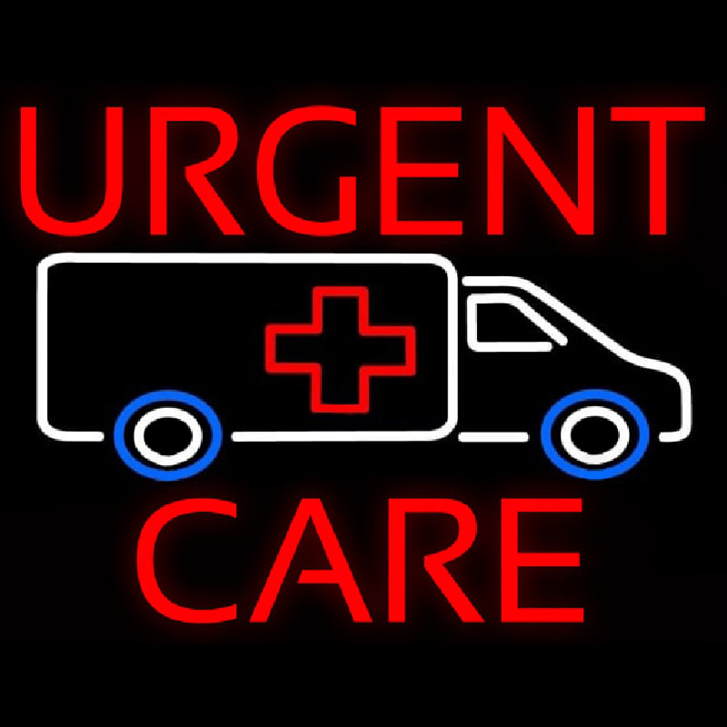 Urgent Care Hospital Van Enseigne Néon