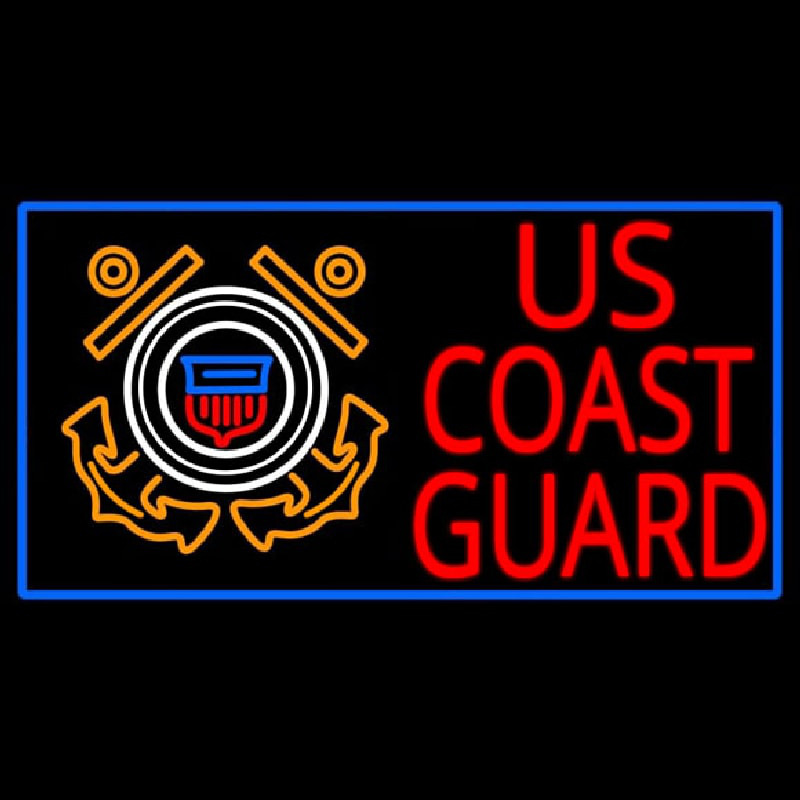 Us Coast Guard Logo Enseigne Néon