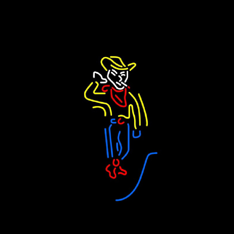 Vegas Cowboy Enseigne Néon