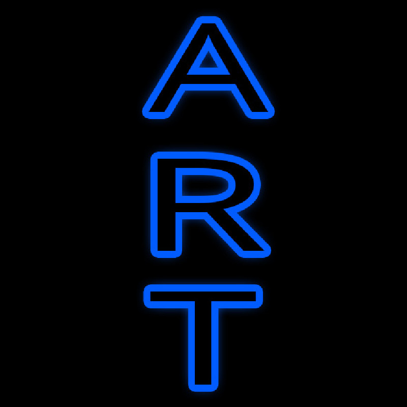 Vertical Double Stroke Art Enseigne Néon