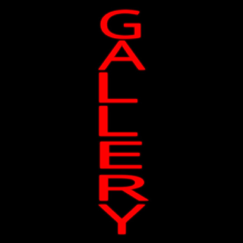 Vertical Red Gallery Enseigne Néon