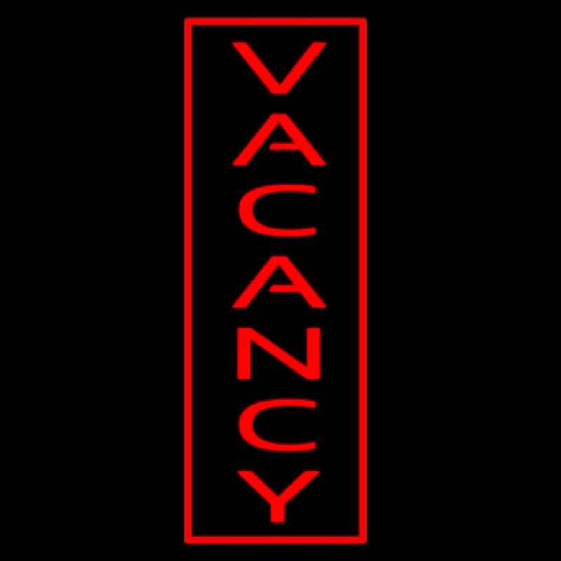 Vertical Vacancy Enseigne Néon