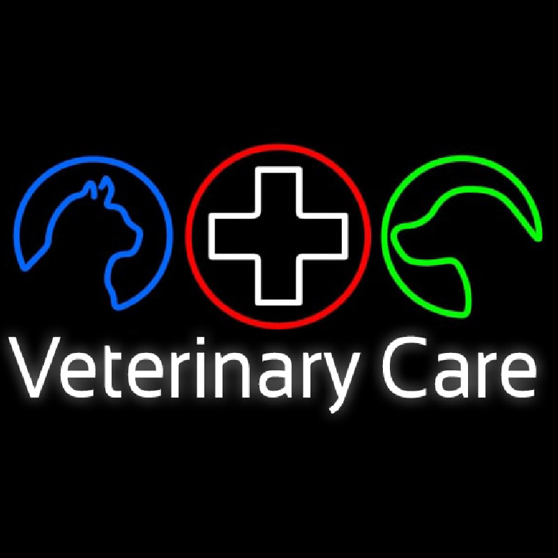 Veterinary Care Enseigne Néon