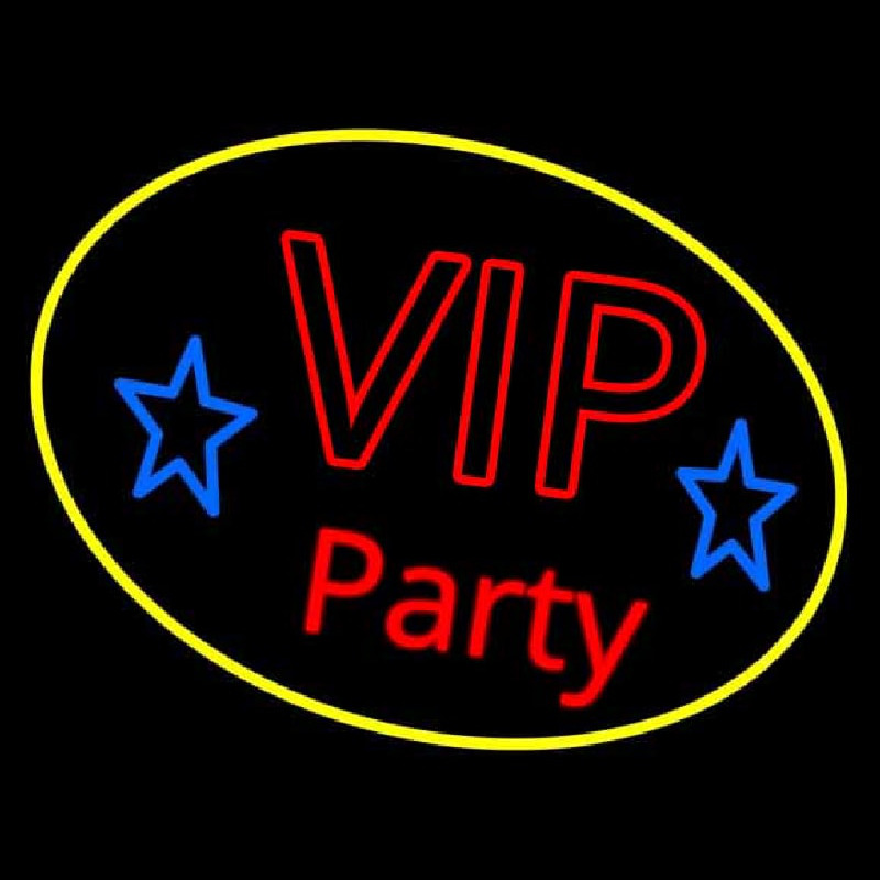Vip Party Enseigne Néon