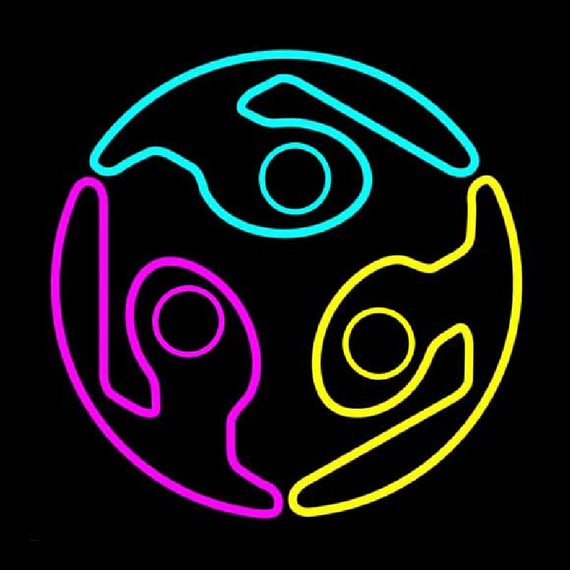 Volleyball Logo Enseigne Néon