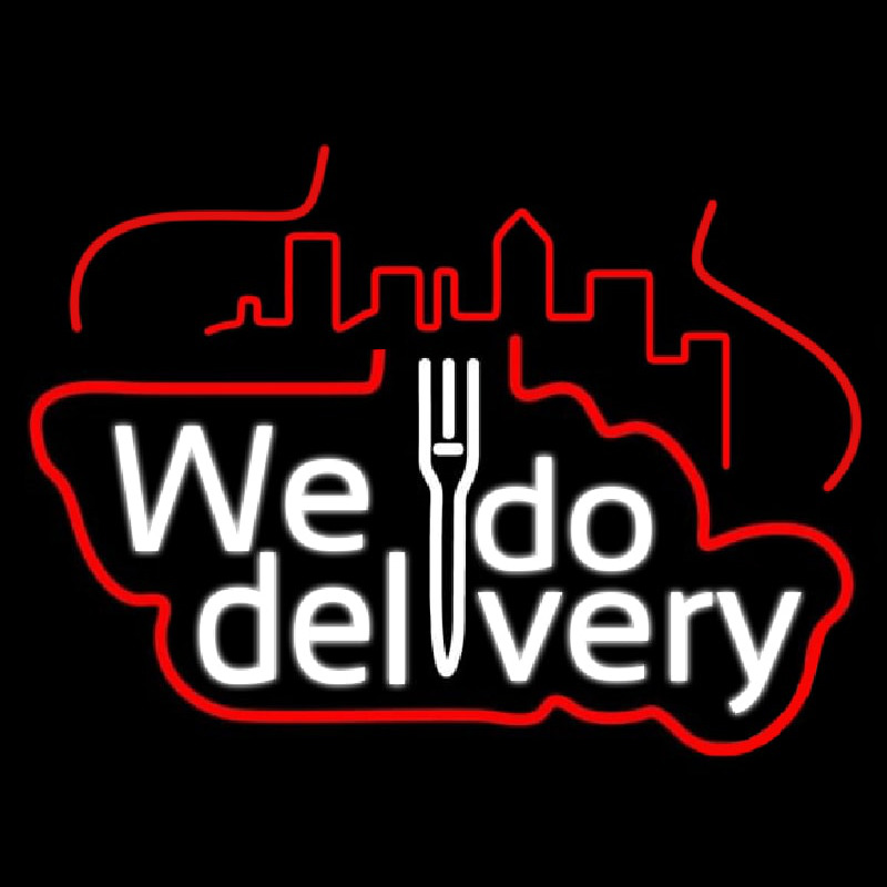 We Do Delivery Enseigne Néon