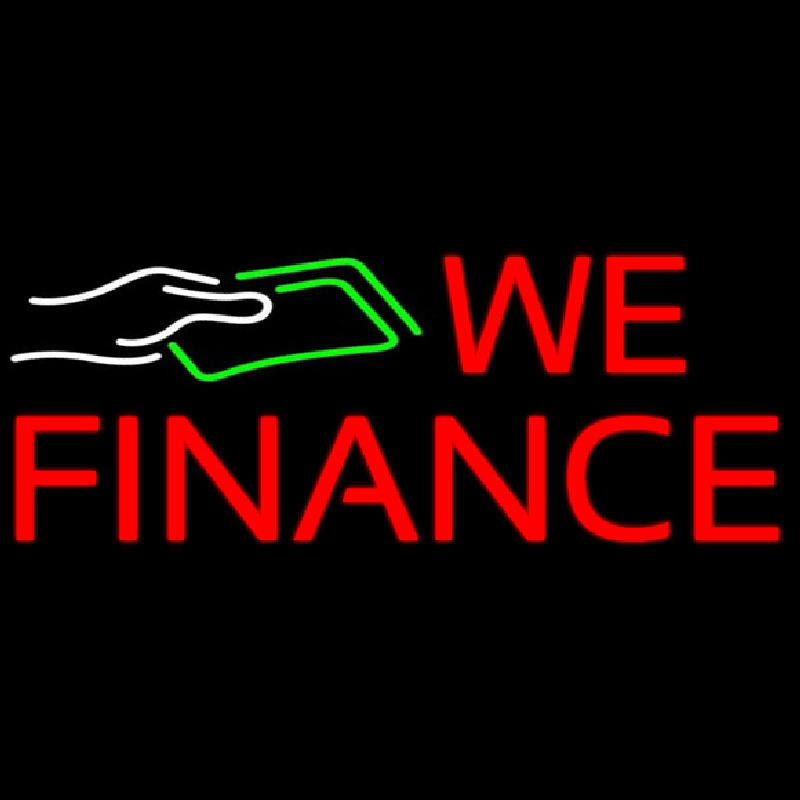 We Fianance Note Logo 1 Enseigne Néon