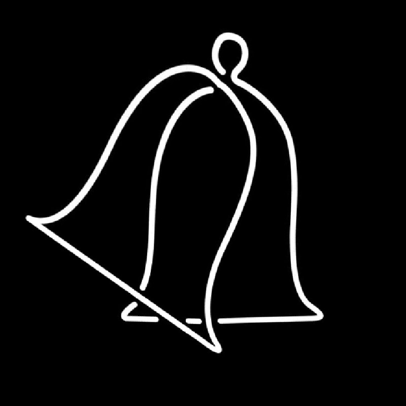 Wedding Bell Logo Enseigne Néon
