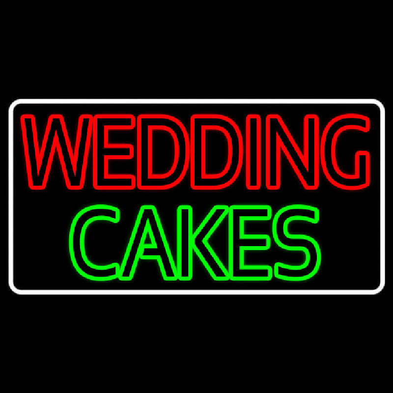Wedding Cakes Double Stroke Enseigne Néon