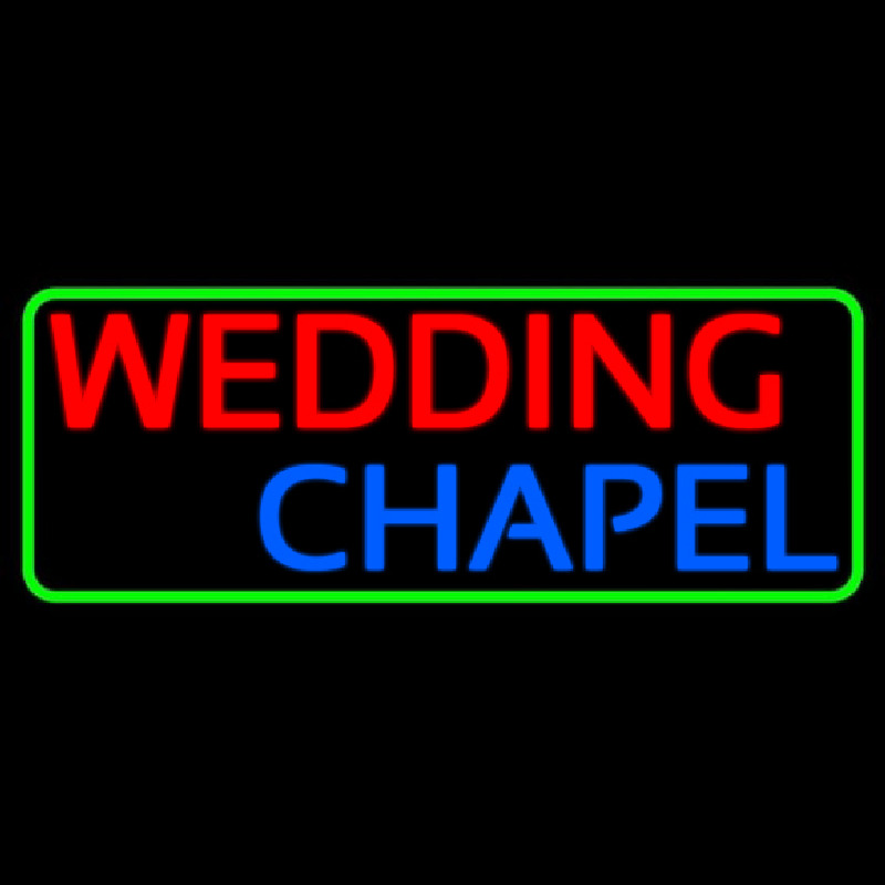 Wedding Chapel Block Enseigne Néon