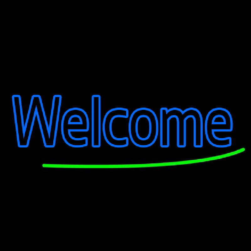 Welcome Enseigne Néon