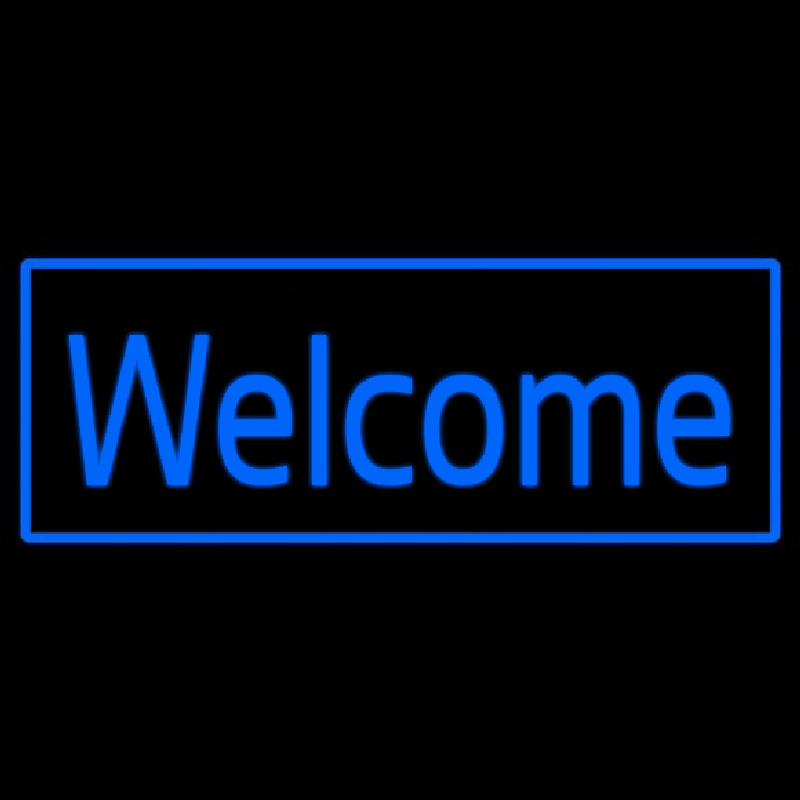 Welcome Enseigne Néon