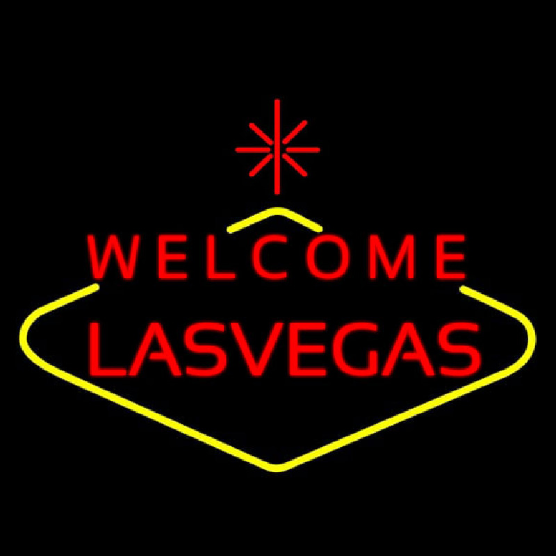 Welcome Lasvegas Enseigne Néon