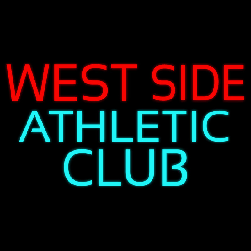 West Side Athletic Club Enseigne Néon