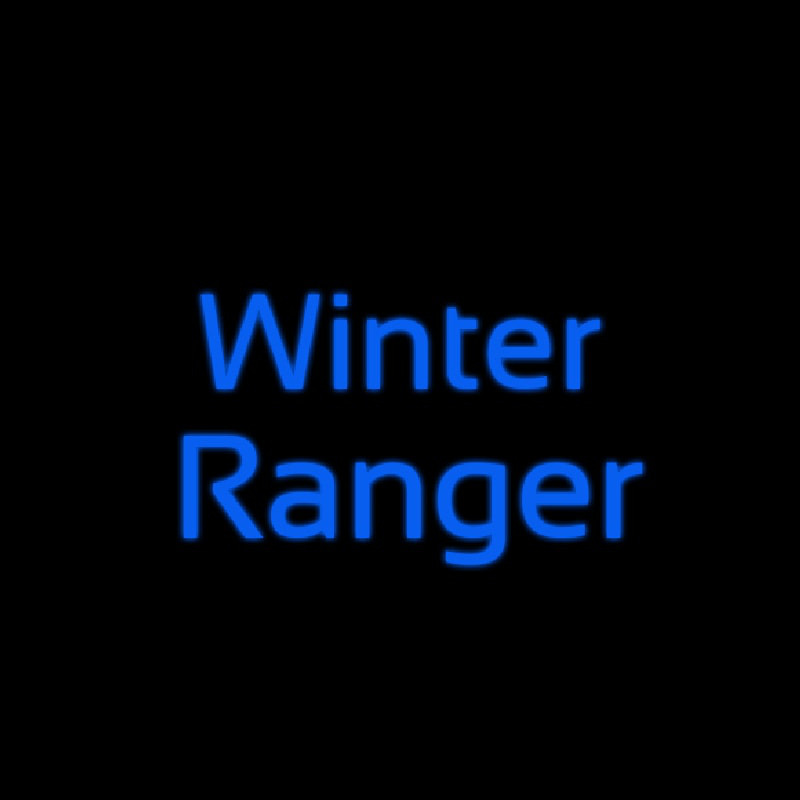 Winter Ranger Enseigne Néon