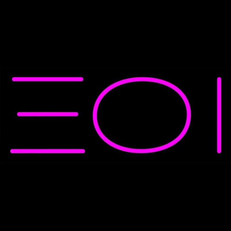 Xi Omicron Lota Enseigne Néon