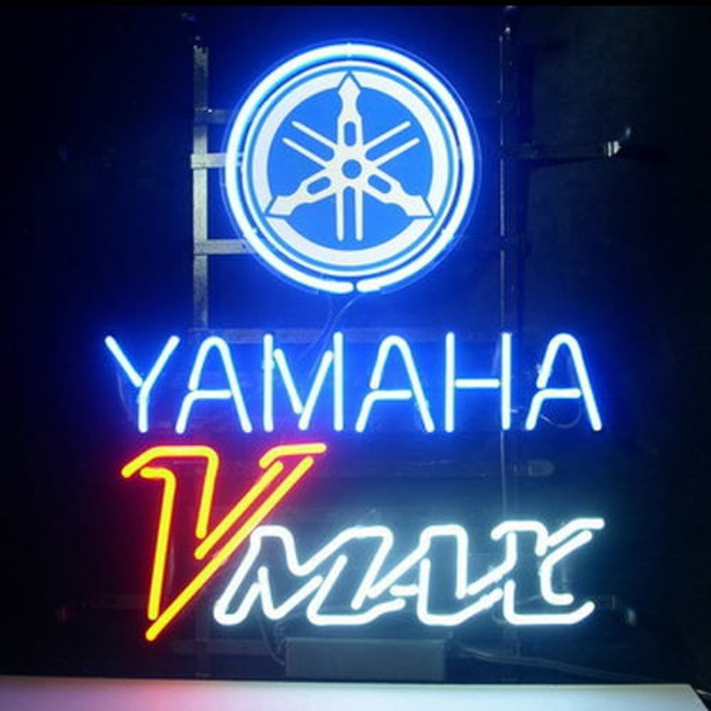Yamaha V Max Magasin Entrée Enseigne Néon