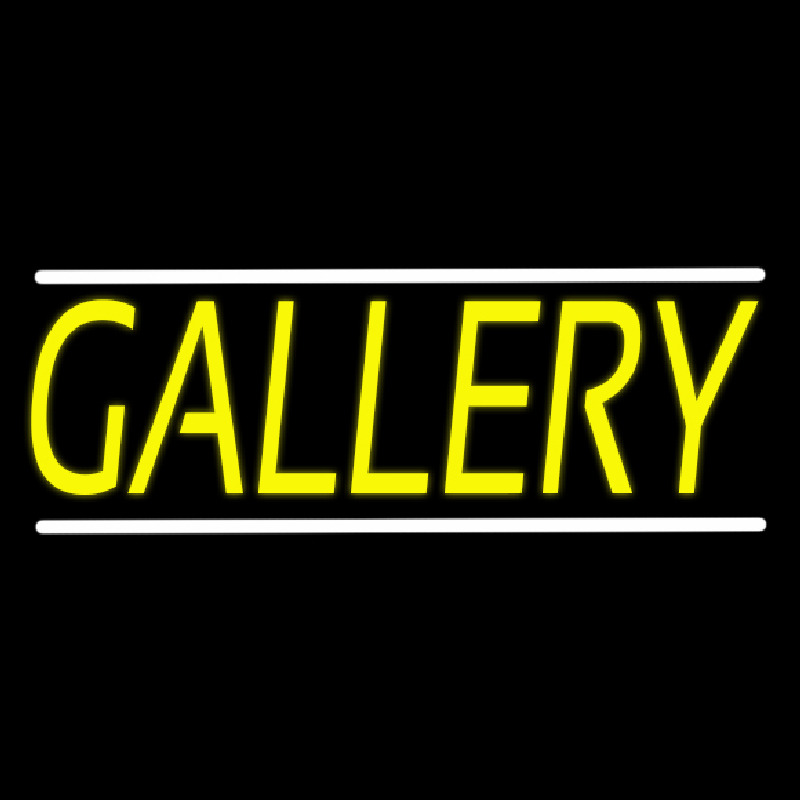 Yellow Gallery Enseigne Néon