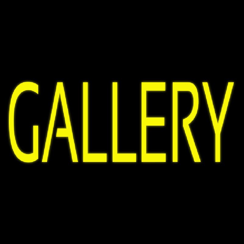 Yellow Gallery Enseigne Néon