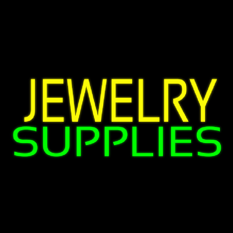 Yellow Jewelry Green Supplies Enseigne Néon