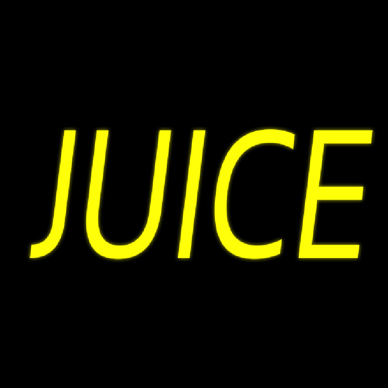Yellow Juice Enseigne Néon