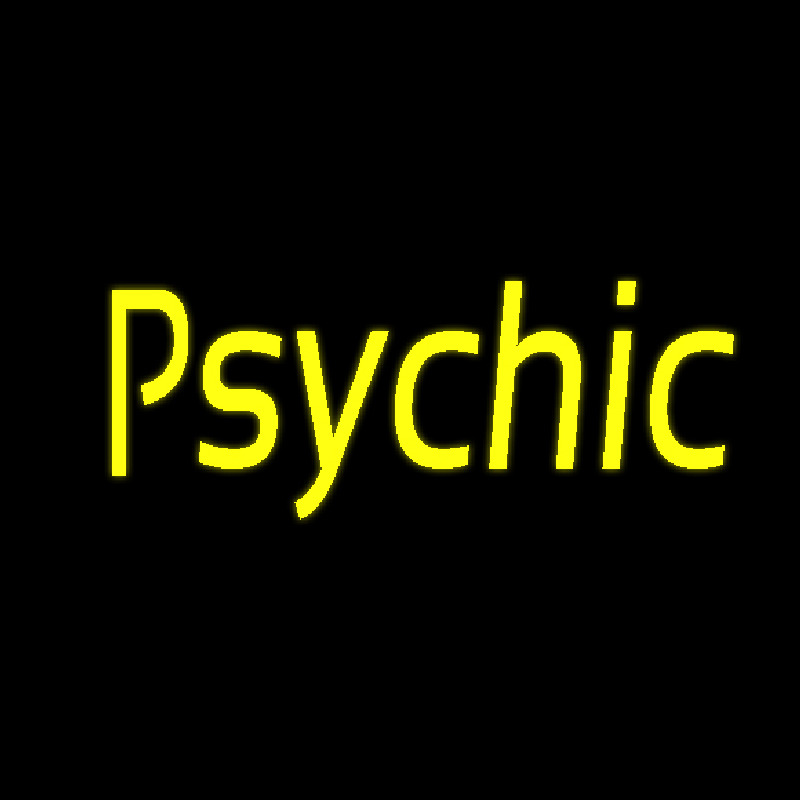 Yellow Psychic Enseigne Néon