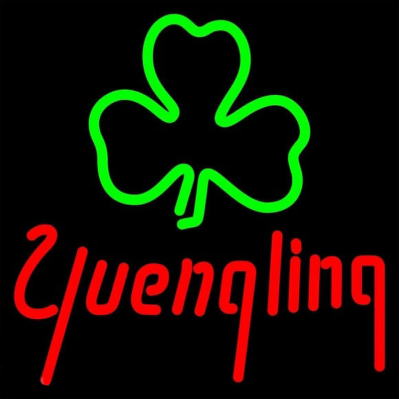 Yuengling Green Clover Beer Sign Enseigne Néon