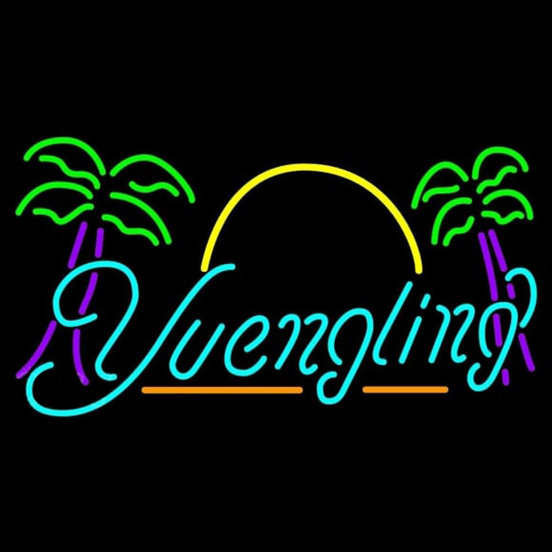 Yuengling with Palm Trees Beer Sign Enseigne Néon