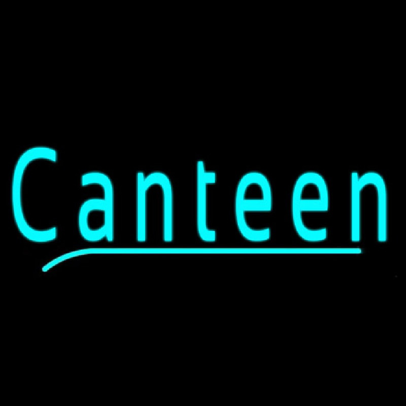 Cursive Canteen Enseigne Néon