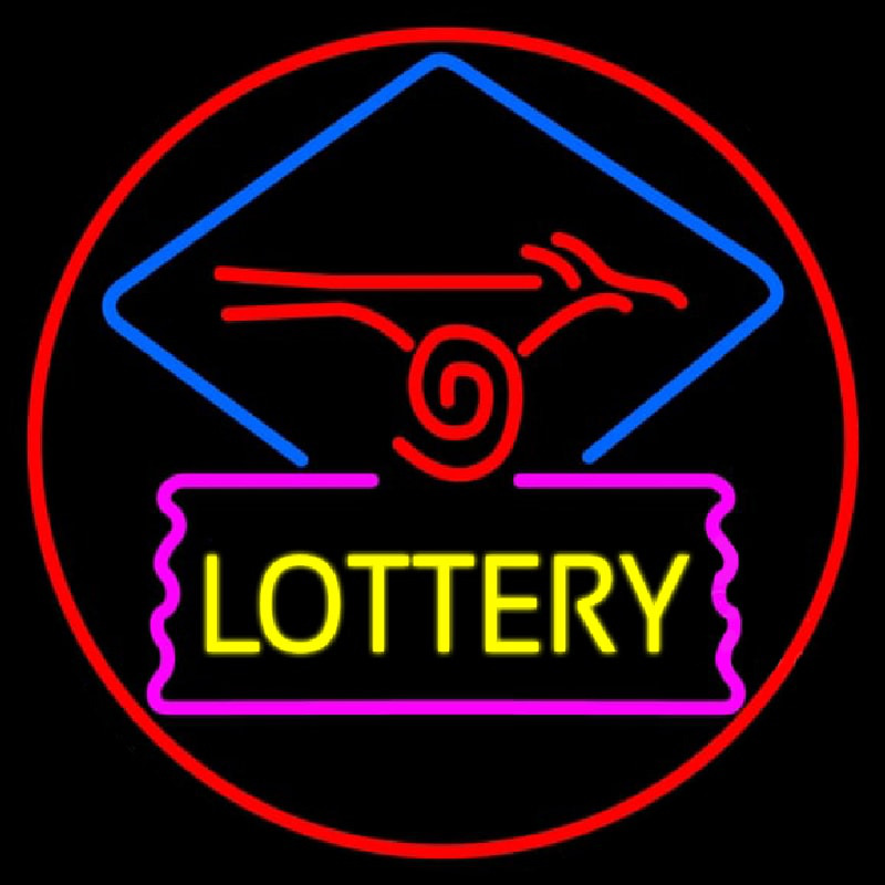 Lottery Logo Enseigne Néon
