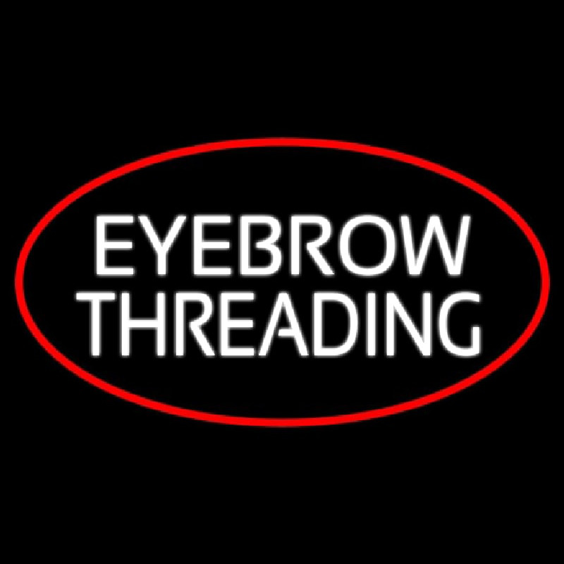 Eyebrow Threading Enseigne Néon