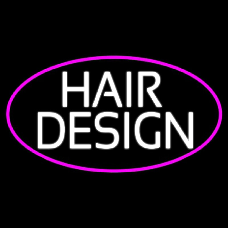 Hair Design Enseigne Néon