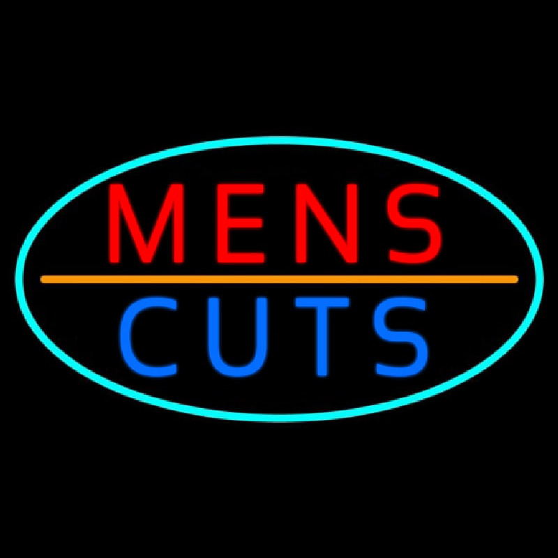 Mens Cuts Enseigne Néon
