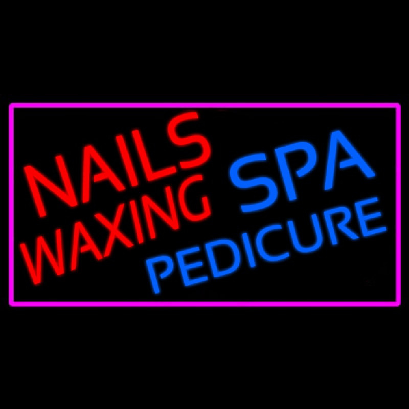 Nails Wa ing Spa Pedicure Enseigne Néon