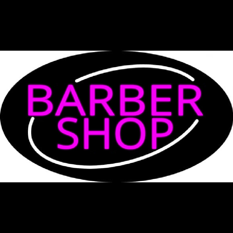 Pink Barber Shop Enseigne Néon